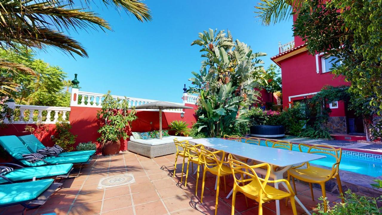 Majestic Villa By The Beach Heated Private Pool & Jacuzzi Benalmádena Exterior photo